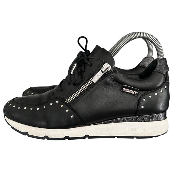 Pikolinos‎ Womens Shoes Size Mundaka Leather Lace-Up Fashion Sneakers - Picture 3 of 7